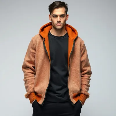 Sudadera con cremallera de pana Alquézar — Jaraíz