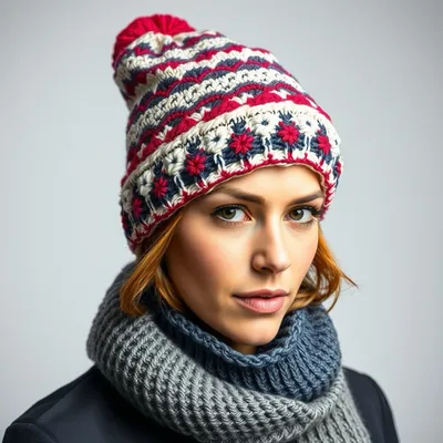 Gorro de punto de crepé Frigiliana — Jaraíz