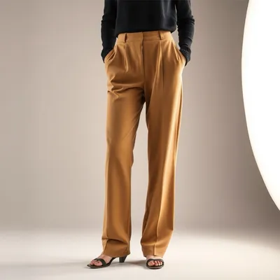 Pantalón palazzo de crepé Chinchón — Mistral & Co