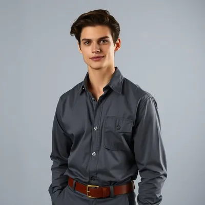 Camisa oxford de canalé Zahara — Jaraíz