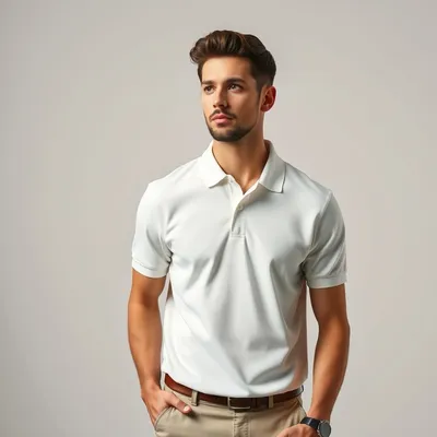 Polo de piqué de canalé Olite — Garbo