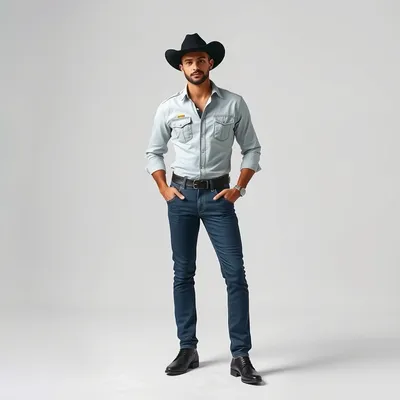 Vaquero slim de gasa Trujillo — Fábula