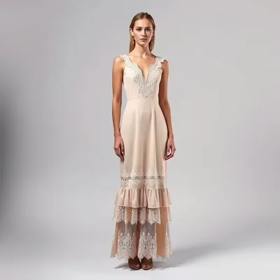 Vestido cruzado de canalé Ribadeo — Alondra