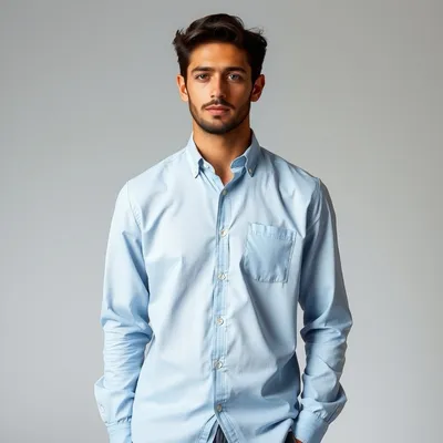 Camisa oxford en tejido reciclado Laguardia — Alondra