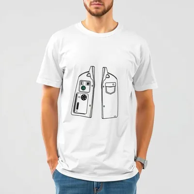 Camiseta ilustrada en tejido elástico Sotogrande — Índigo Norte
