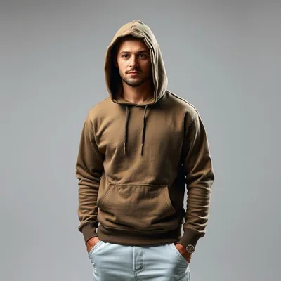 Sudadera con capucha de canalé Baeza — Garbo
