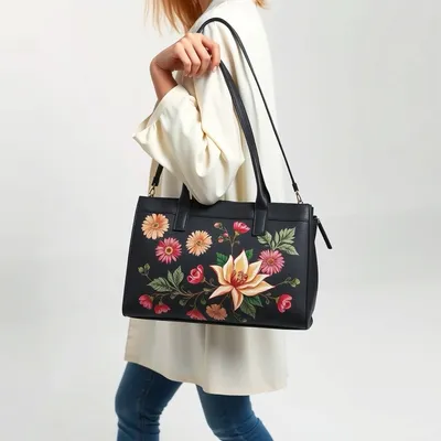 Bolso baguette con estampado floral Laguardia — Mistral & Co
