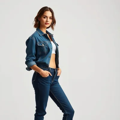 Vaquero mom fit en tejido reciclado Getaria — Hispalis