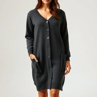Vestido camisero de lana merina Vejer — Costalta