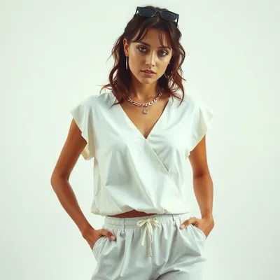 Conjunto de punto de canalé Cudillero — Garbo