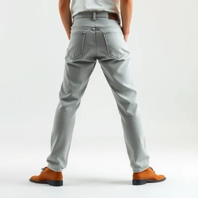 Pantalón recto en tejido reciclado Comillas — Mistral & Co