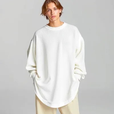 Jersey oversize de algodón peinado Ribadeo — Jaraíz