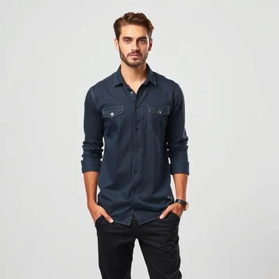 Camiseta de manga larga en tejido técnico Cudillero — Garbo
