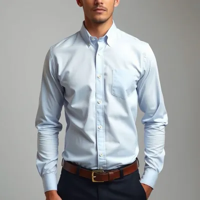 Camisa slim fit con detalle bordado Trujillo — Bruma