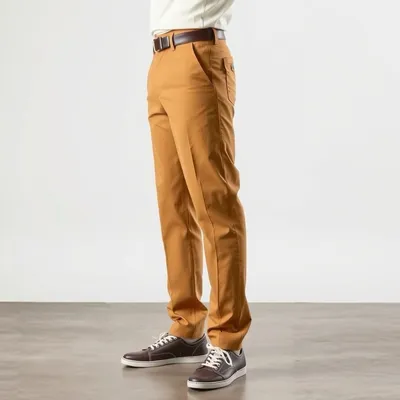 Pantalón chino en tejido reciclado Combarro — Garbo