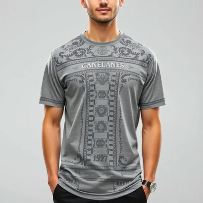 Camiseta estampada de canalé Llanes — Duna Sur