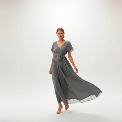 Vestido lencero de algodón orgánico Zahara — Garbo