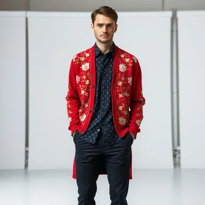 Cárdigan con estampado floral Setenil — Jaraíz