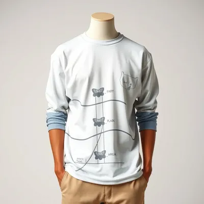 Camiseta ilustrada de sarga Alquézar — Garbo