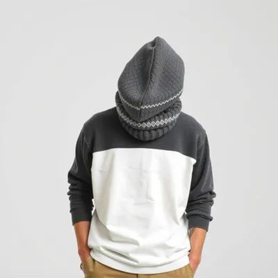 Sudadera con cremallera de algodón peinado Cadaqués — Índigo Norte