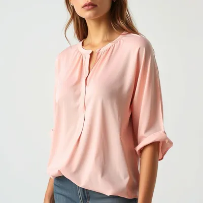 Blusa fluida con acabado lavado Altea — Costalta