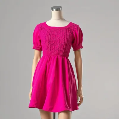 Vestido cruzado de crepé Comillas — Duna Sur