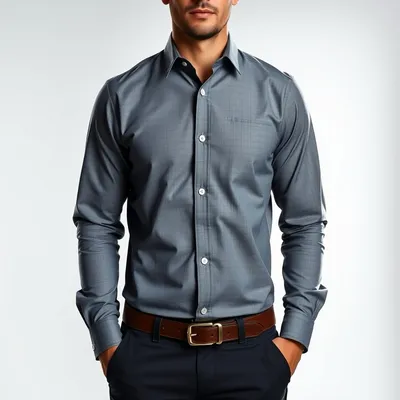 Camisa slim fit de gasa Aínsa — Hispalis