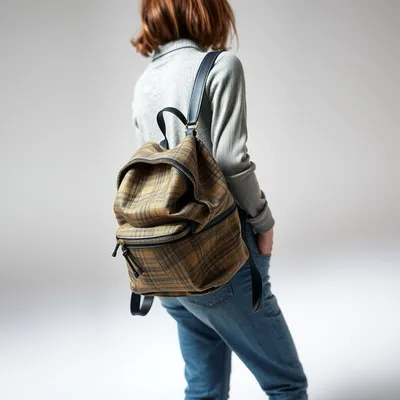 Mochila urbana en tejido reciclado Setenil — Duna Sur