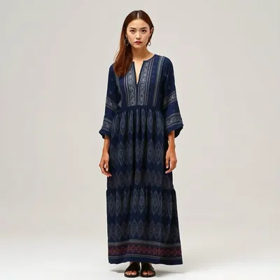 Vestido lencero en tejido elástico Trujillo — Bruma