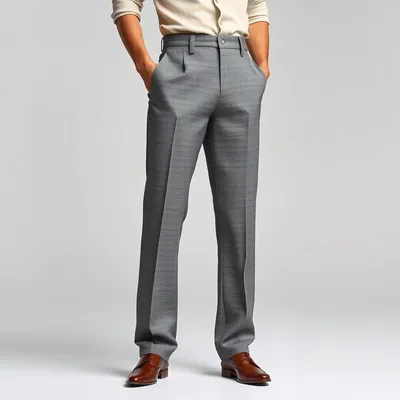 Pantalón palazzo de punto fino Begur — Encinar