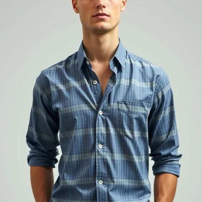Camisa de lino en tejido técnico Baeza — Encinar