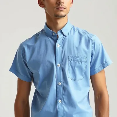 Camisa de popelín de algodón orgánico Aínsa — Fábula