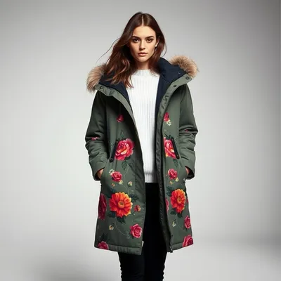 Parka con estampado floral Cadaqués — Mistral & Co