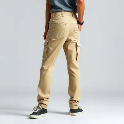 Pantalón cargo con detalle bordado Lastres — Duna Sur