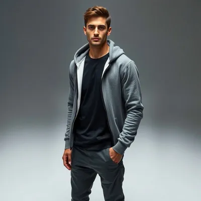 Sudadera con capucha de crepé Vejer — Índigo Norte