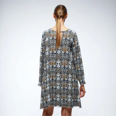 Vestido cruzado de gasa Frigiliana — Hispalis
