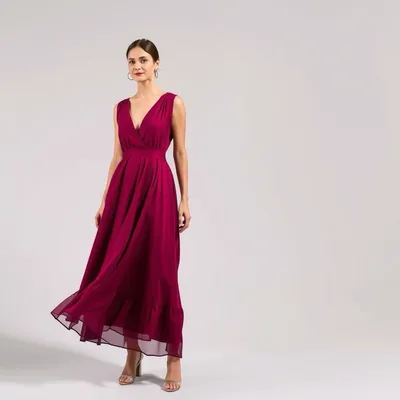 Vestido midi de sarga Combarro — Mistral & Co