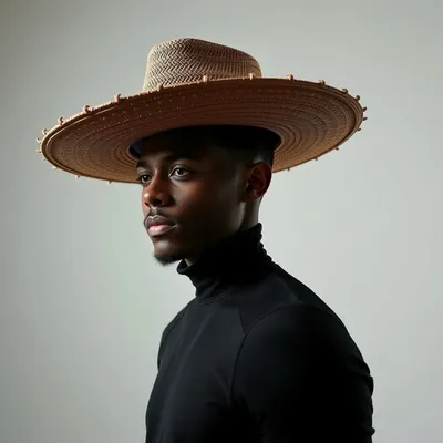 Sombrero de fieltro en tejido técnico Cudillero — Bruma