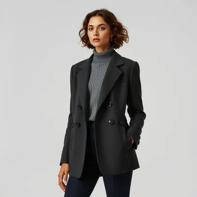 Blazer entallado de crepé Altea — Duna Sur