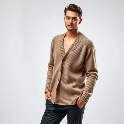 Cárdigan de canalé Cudillero — Mistral & Co