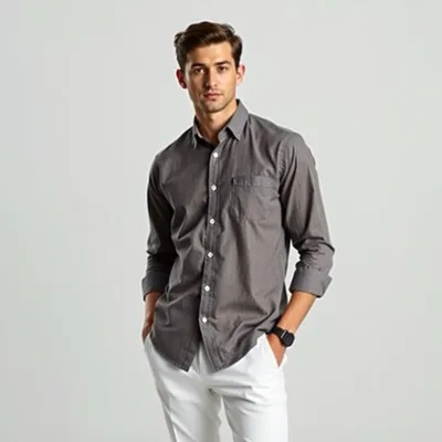 Camisa oxford de lino lavado Trujillo — Levante Club