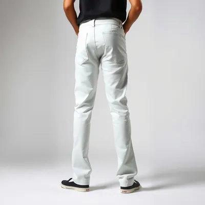Pantalón recto de sarga Altea — Costalta