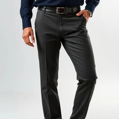 Pantalón chino de punto fino Olite — Bruma