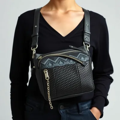 Bandolera en tejido técnico Baeza — Mistral & Co