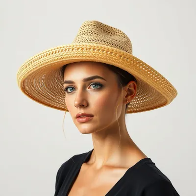 Sombrero de fieltro con acabado lavado Ribadeo — Índigo Norte
