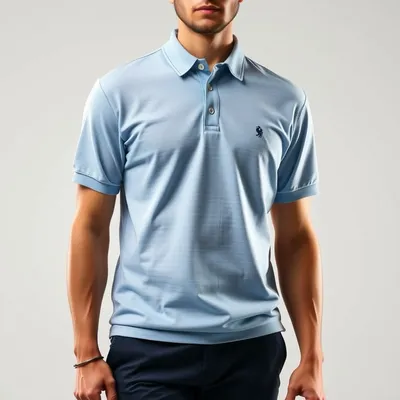 Polo de piqué de lino lavado Formentera — Encinar