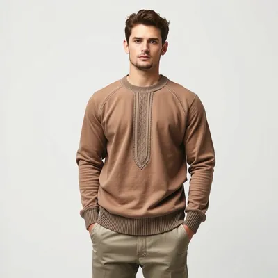 Sudadera con cremallera con detalle bordado Trujillo — Fábula
