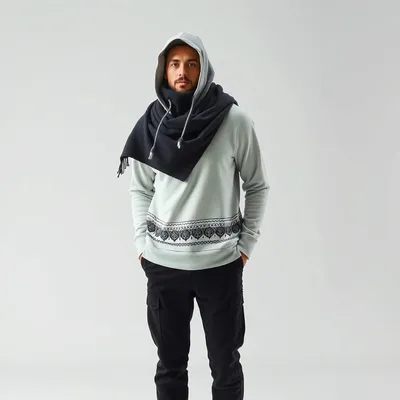 Sudadera con cremallera de sarga Aínsa — Índigo Norte