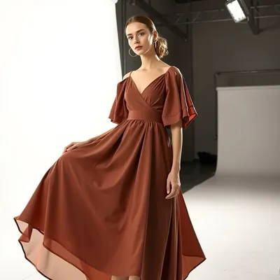 Vestido midi de canalé Begur — Fábula