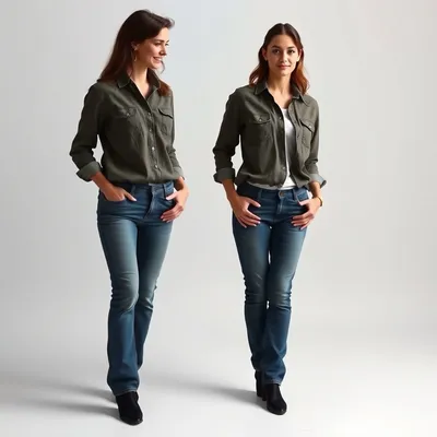 Vaquero mom fit de lino lavado Combarro — Mistral & Co
